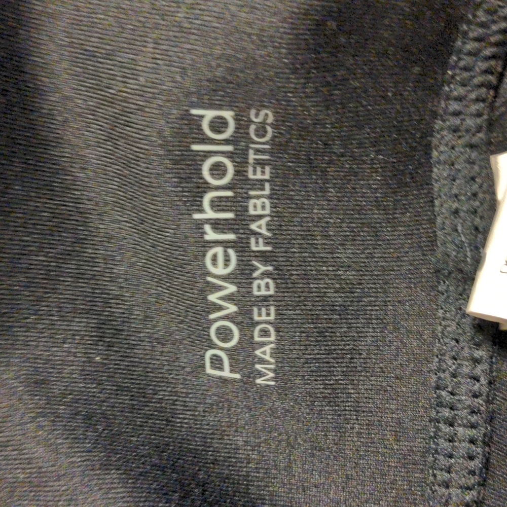 Powerhold By Fabletics (M) Black Cuffed Leggings … - image 7